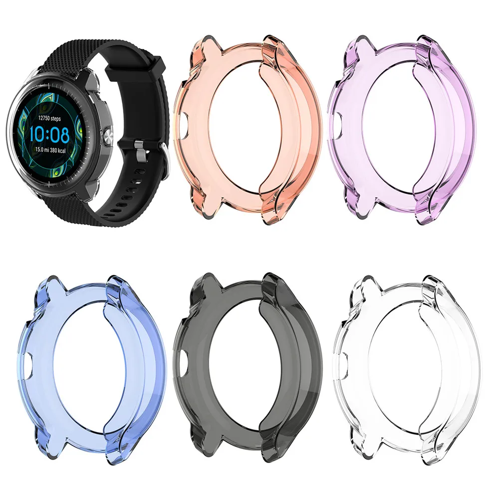 

TPU Transparent Protective Case Watch Cover for Garmin Vivoactive3 Music Full Protection Screen Case for Vivoactive 3 Music