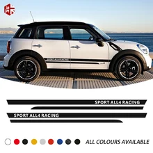 #Special Offers 2 X Door Side Stripes Sticker Car Sport ALL4 Racing Styling Body Decal For MINI Cooper S Countryman R60 One JCW Accessories #Special Offers 2 X Door Side Stripes Sticker Car Sport ALL4 Racing Styling Body Decal For MINI Cooper S Countryman R60 One JCW Accessories