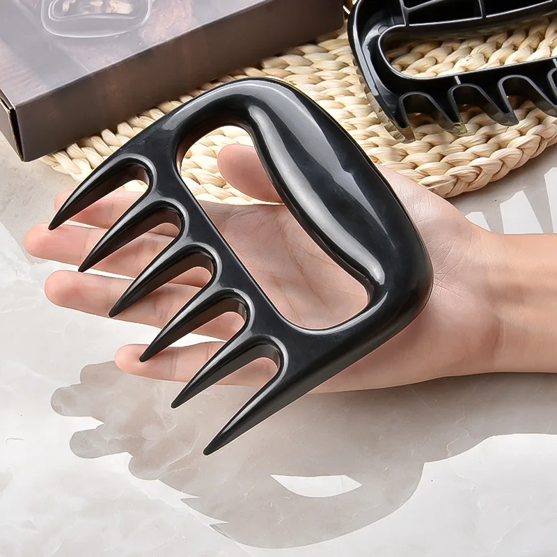 2Pcs BBQ Meat Shredder Claws Handle Shred Cut Meats Splitter Separator Clamp Barbecue Fork Kitchen Cooking Grill Accessories