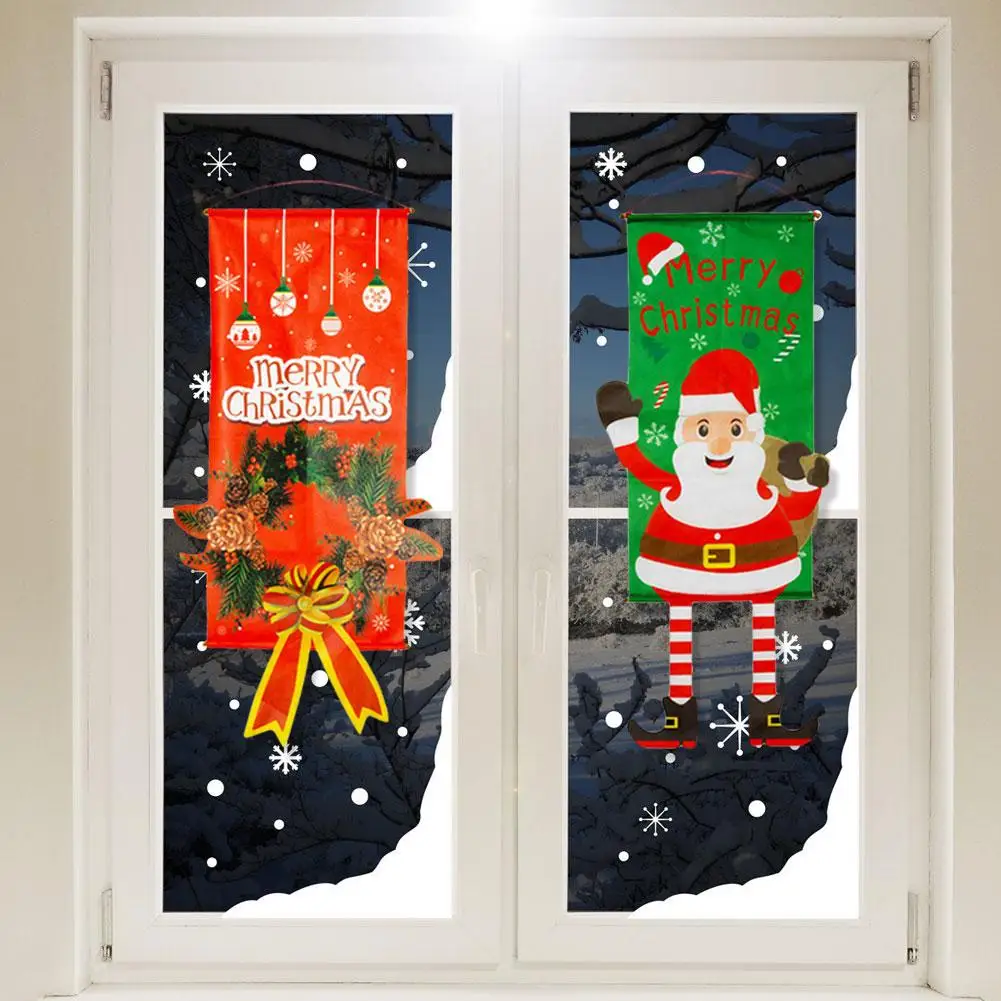 

Christmas Burlap Garden Flags Christmas Tree House Flags Merry Christmas Winter Rustic Hanging Flag for Indoor Outdoor Decoratio