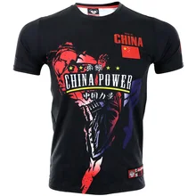 VSZAP, Мужская футболка, с принтом, Китай, сила ММА, борьба, фитнес, Муай Тай Санда, UFC, борьба, тренировка, футболка, брендовая одежда