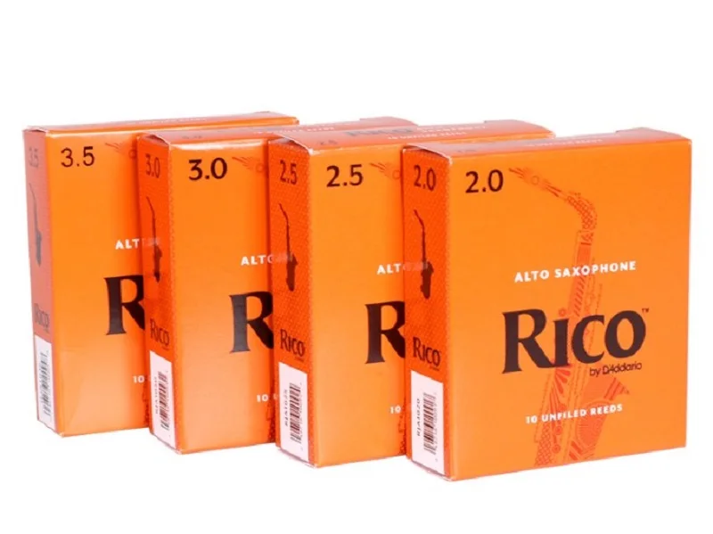 Rico от D&#x27Addario Alto Sax трости прочность 2 0/2 5/3 0/3 5 10 упаковок или 1 упаковка купите 3
