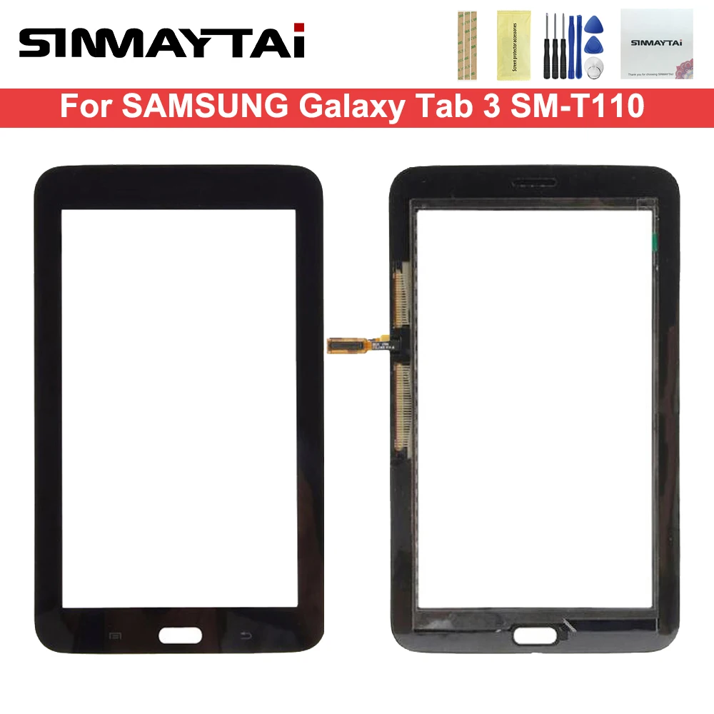 Сенсорная панель в сборе для Samsung Galaxy Tab 3 7 0 дюйма T110 сенсорная SM |ЖК-экраны и