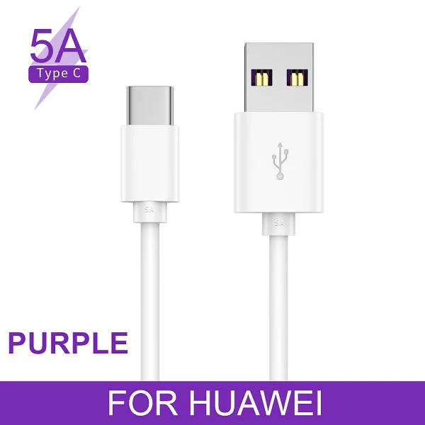 Кабель usb type-C для huawei MATE 20 Pro P9 P20 кабель для OPPO для VIVO кабель usb type-C супер зарядный кабель 5A кабель usb type-C