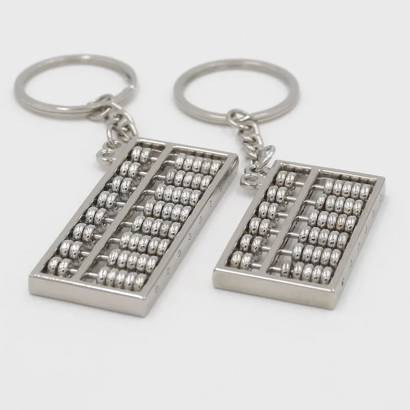 Креативная удача мультфильм маленький брелок счеты кольцо цепь кулон активность подарок праздник маленькие подарки