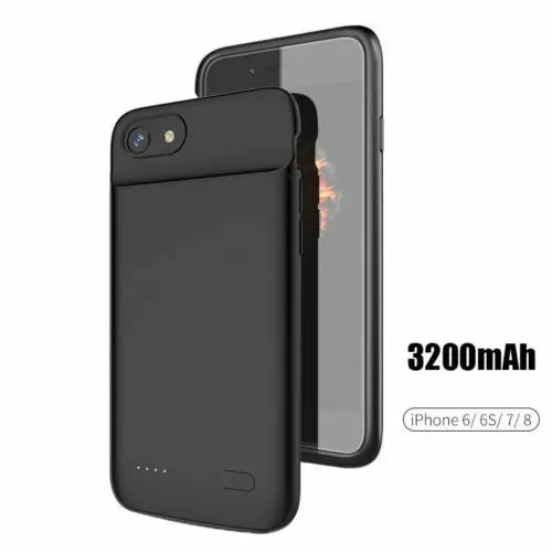 Портативный блок питания резервного копирования магнит аудио Внешнее зарядное устройство зарядный защитный чехол для батареи Крышка для iPhone 6 6s 7 8 Plus - Цвет: For iPhone 6 6s 7 8