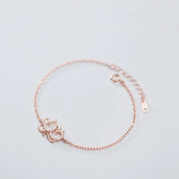 

La Monada 925 Sterling Silver Bracelets For Women Rat Ladies Designer Silver Bracelet 925 Women Femme Mouse Womens Accessoires