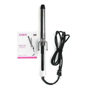 

VGR V-528 Curling Iron Hair Curler with Ceramic Coating Barrel 140-220°C 5 Levels of Temperature Adjustment for All Types of Hai
