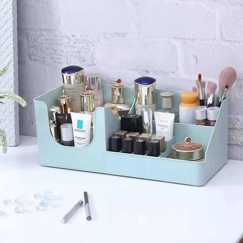 

Cosmetic Storage Box Desktop Skin Care Products Storage Multi-functional Plastic Glove Box Dorm Storage Tool