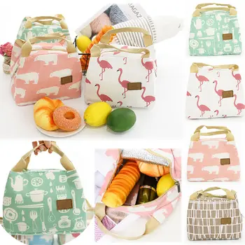 

1PCS Portable Insulated Thermal Cooler Bento Lunch Box Tote Picnic Storage Bag Pouch Lunch Bags new arrival