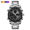 Fashion Men's Wristwatch SKMEI Watch Sport Digital Bracelet 3 Time Countdown Mens Clock Stainless Steel Watches  Male Business ► Photo 1/6