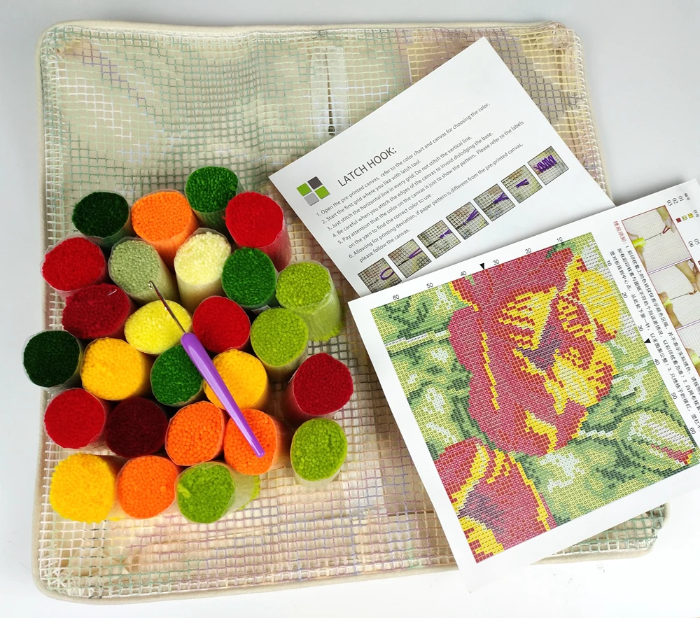 Крюк с защелкой Собака Хаски подушка крышка DIY крючком Пряжа Подушка Чехол