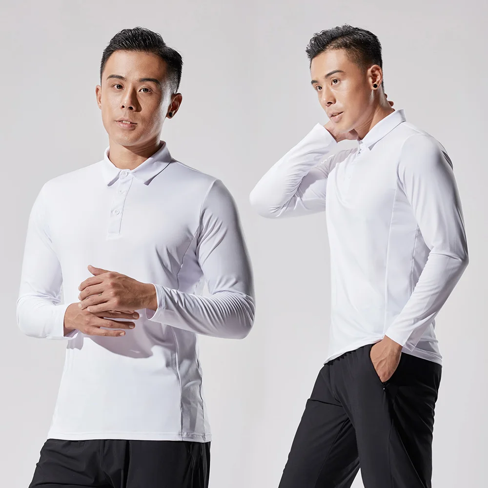 Men's Golf Clothing, Long Sleeve Polo Shirt, Quick Dry, Short Sleeve T-Shirt, Outdoor Sports Golf Wear, Breathable Golf Shirt