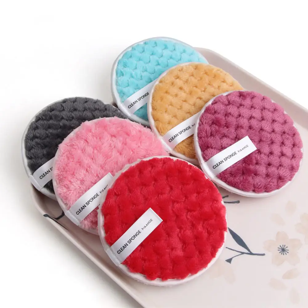 

1 Pcs Makeup Remover Sponge Flutter Face Wash Cleaning Cotton Flapping Reusable Wet Sponge Puff Soft Natural Face Clean Tools