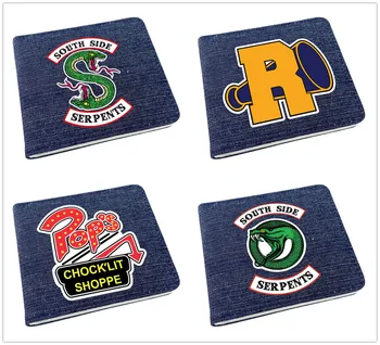 

Riverdale Men Short Bi-fold Blue Wallet Zipper Women Coin Purse Unisex ID/Credit Card Holder