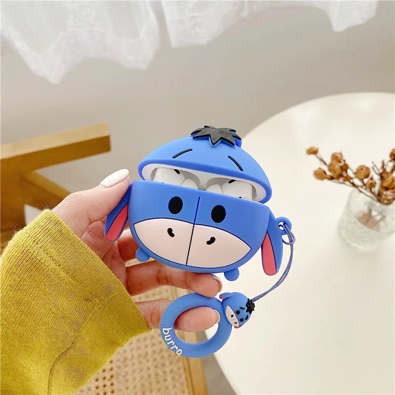 Disney Winnie the Pooh Tigger Case for Airpods Pro 1/2/3 Cover Protective Earphone Cases Headphones Funda Protective Unisex
