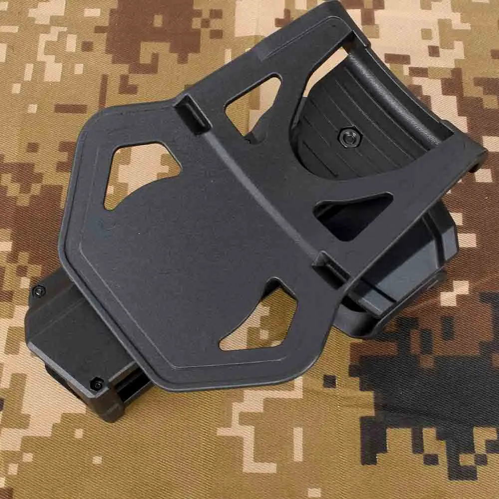 Тактические подвижные кобуры для пистолета G17 G18 с фонариком или лазерным креплением серии Glock для правой руки, поясная кобура для пистолета
