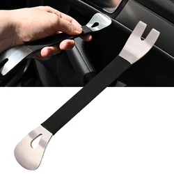 Outil de dépose de garniture de voiture, acier inoxydable Durable, deux extrémités, outils de levier, panneau de porte, extracteur de fixation de Terminal Audio 