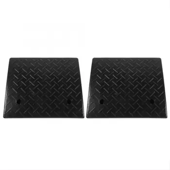 

2pcs Heavy Duty Rubber Curb Ramps for Car Vehicle Motorbike Wheelchair Threshold Ramp