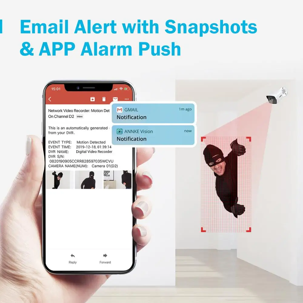 ANNKE 5MP Ultra HD Outdoor Security Camera System