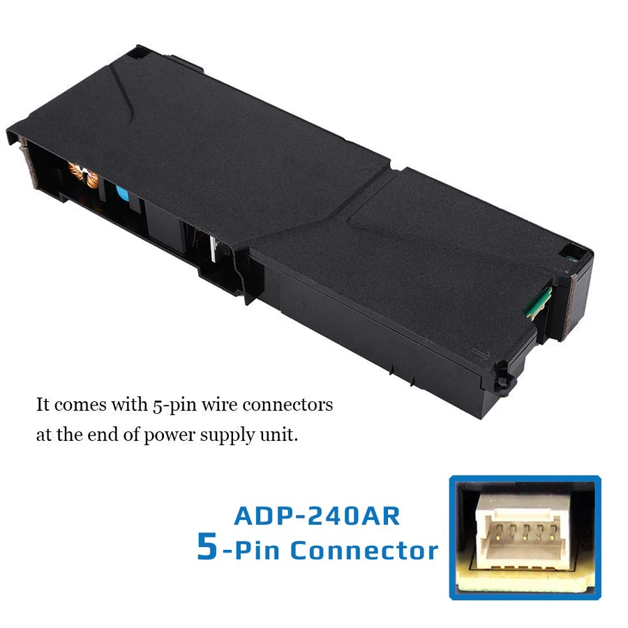 PS4 Original Power Supply Board Replacement Repair Parts ADP-240AR 5 Pin for Sony Playstation 4 1001 Series Console Accessories
