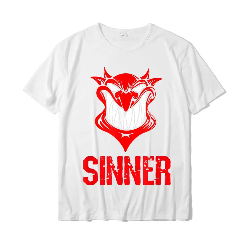 Printing Men Newest Printed On Tops & Tees Round Collar Lovers Day All Cotton T-shirts Gift Short Sleeve Tee-Shirts Sinner Smiling Devil Demon Face Sexy Dark Naughty Humor T-Shirt__MZ17153 white