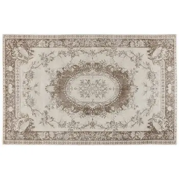 

Handmade Beige Vintage English English Area Rug 164x257 Cm-5'5''X8'5''