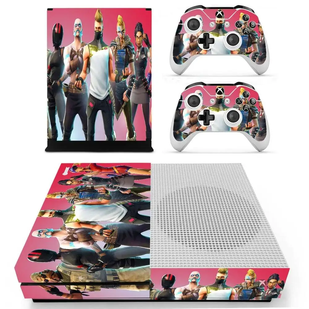 Новая игровая наклейка для Xbox One S консоль и контроллеры для Xbox One Slim Skins наклейка s винил - Цвет: YS-xboxoneS-2330