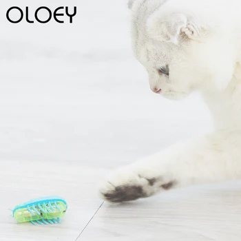 

Funny Cat Toy Fast Moving Ladybug Shape Electric Pet Training Playing Interactive Toys Supplies Entertaining Your Pets Busy