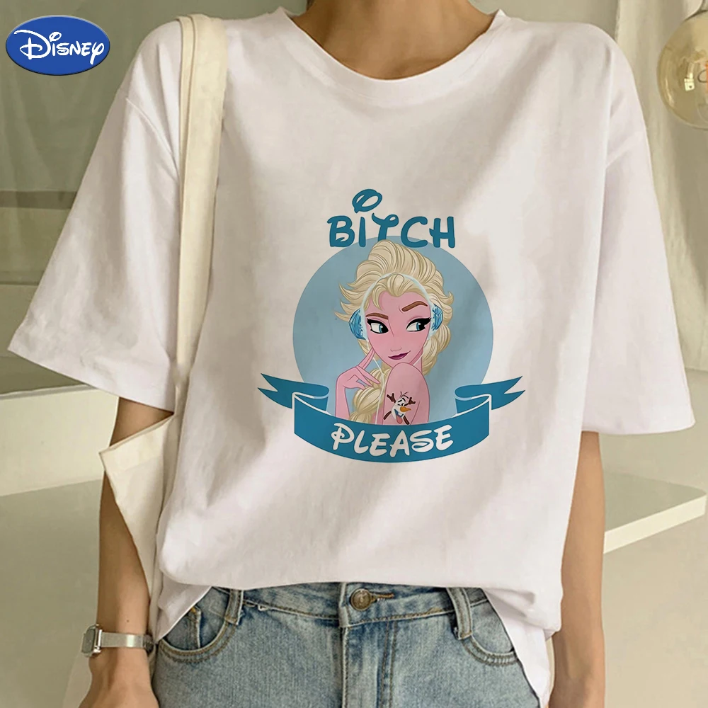 Disney Pull Aesthetic T-shirts Women's 