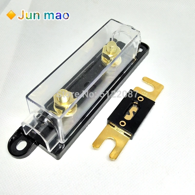 Fuse Holder ANL Bolt-on Automotive Holders Fusible Link with 40A 60A 80A 100A 200A 250A 300A Fuses AMP