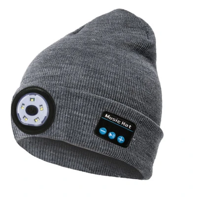 true religion skully hat Winter hat women music bluetooth LED knitted hat flashlight light outdoor sports hat men climbing camping warm beanie hat true religion skully hat Skullies & Beanies