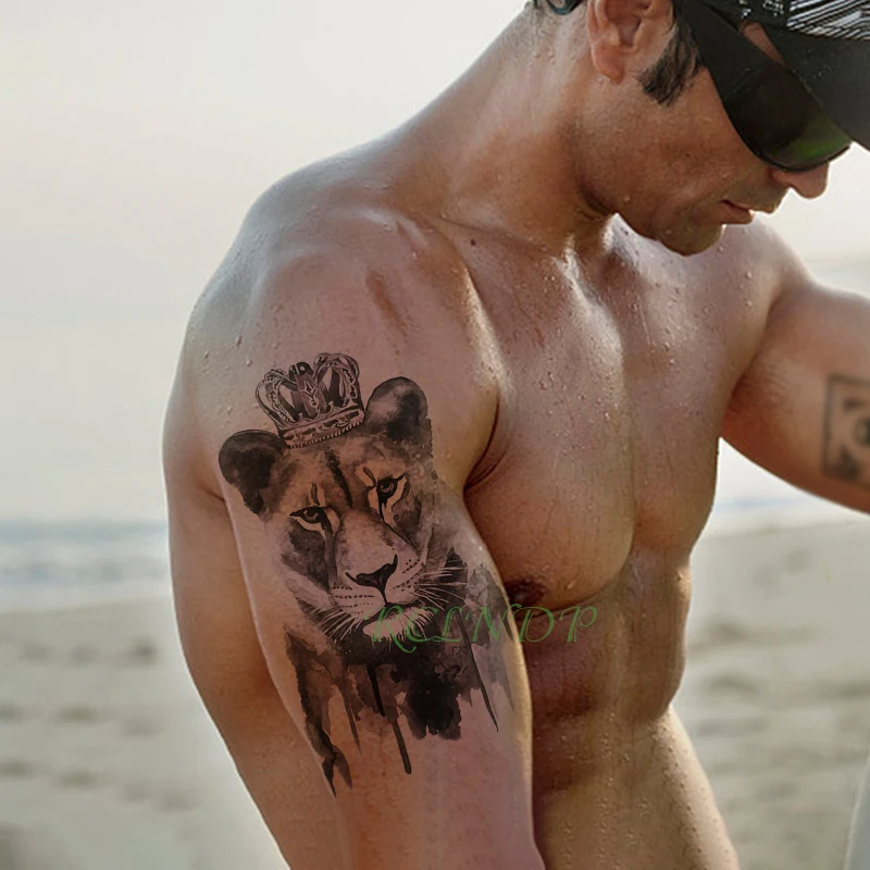Водонепроницаемый временная татуировка наклейка Племенной Тотем поддельный тату флэш-тату временный тату боди-арт татуаж для мужчин девушек женщин - Цвет: Сливовый