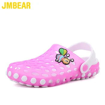 

JMBEAR children's shoes non-slip breathable parent-child cartoon hole shoes summer soft bottom beach sandals