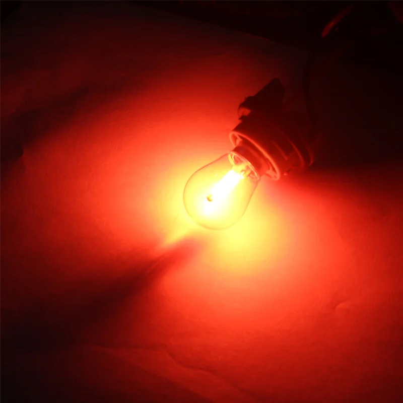 HYZHAUTO 1 шт. 1157 Bay15d P21/5 Вт светодиодный лампочка накаливания Автомобильный светодиодный стоп-сигнал автостоп стояночный фонарь белый красный желтый DC12V