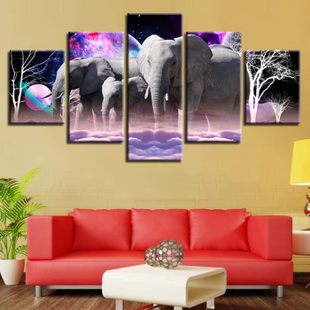 

Cross Stitch DIY Painting 5D Elephant Family Diamond Home Decor Mosaic Picture Embroidery Pattern Full Round Drill Wall Sticker