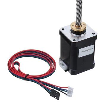 

17HS6401-S T8x8 Nema 17 Lead Screw Stepper Motor Linear Actuators 60mm 4-lead 42 Motor 100-500mm Trapezoidal Lead Screw