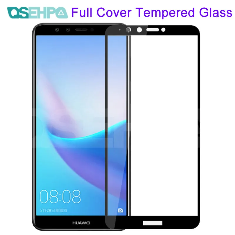 Защитное закаленное стекло 9D для Huawei Y5 Lite Y7 Y6 Y9 Prime 2018 экрана 2019 пленка|Защитные