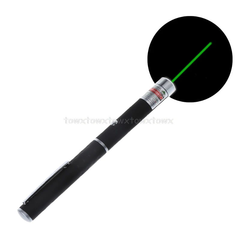

Powerful Green Laser Pointer Pen Visible Beam Light 5mW Lazer 650nm Au22 19 Dropship
