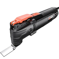 LOMVUM – coupeur électrique multifonction oscillant, AC 300W, 6 vitesses, travail du bois, rénovation, prise ue, outils pour la maison 