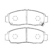 AKEBONO Колодки тормозные дисковые передние ДЛЯ HONDA FR-V(BE) 04 AN-613WK