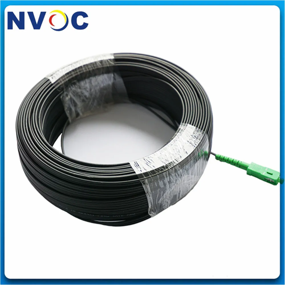 60 м FTTH GJXH волоконно оптический патч корд SM Simplex G657A LSZH SC/APC на обоих концах 50 см