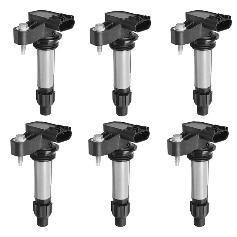 

6Pcs New Ignition Coil for Buick Lacrosse for Cadillac CTS Camaro Impala Terrain SRX GMC Pontiac Saturn for Suzuki 12632479