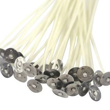

Eco-Friendly 30Pcs/set Handmade DIY Candle Paraffin Special Wick Cotton Candle Core Semi-manual Smokeless Home Candle Accessory