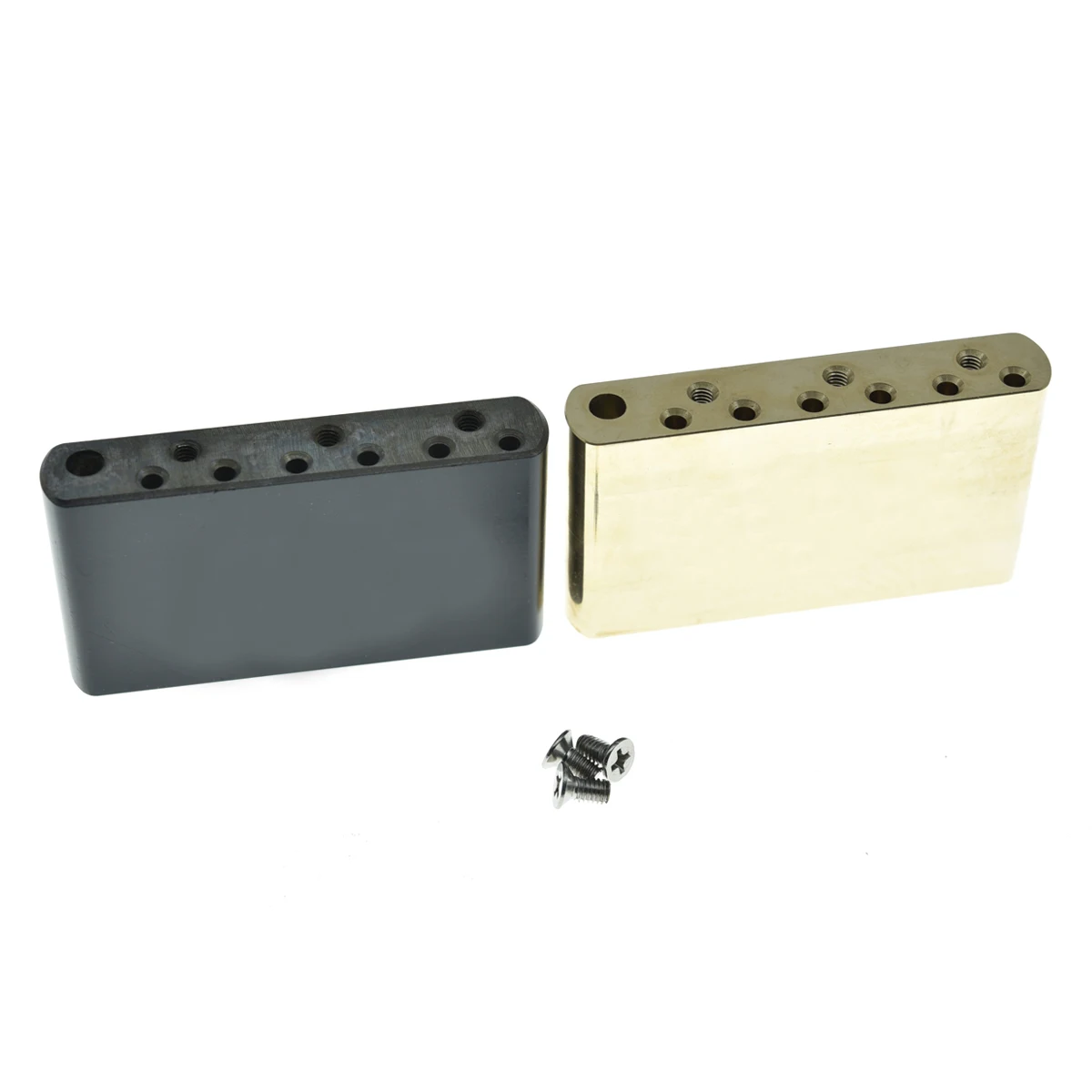 

Dopro Solid Brass/Steel Vintage 2-3/16" Guitar Tremolo Bridge Block Fits for American Vintage Strat with Steel Tremolo Arm