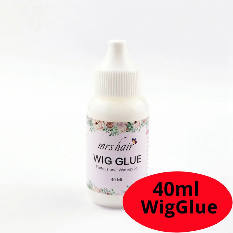 40ML mrs glue 40ML Lace Wig Glue WaterProof Wig Bonding Glue Invisible Adhesive With 1 Bottle Remover For Lace Wig Adhesives Bobo Wig Bond - Цвет: 40ML mrs glue