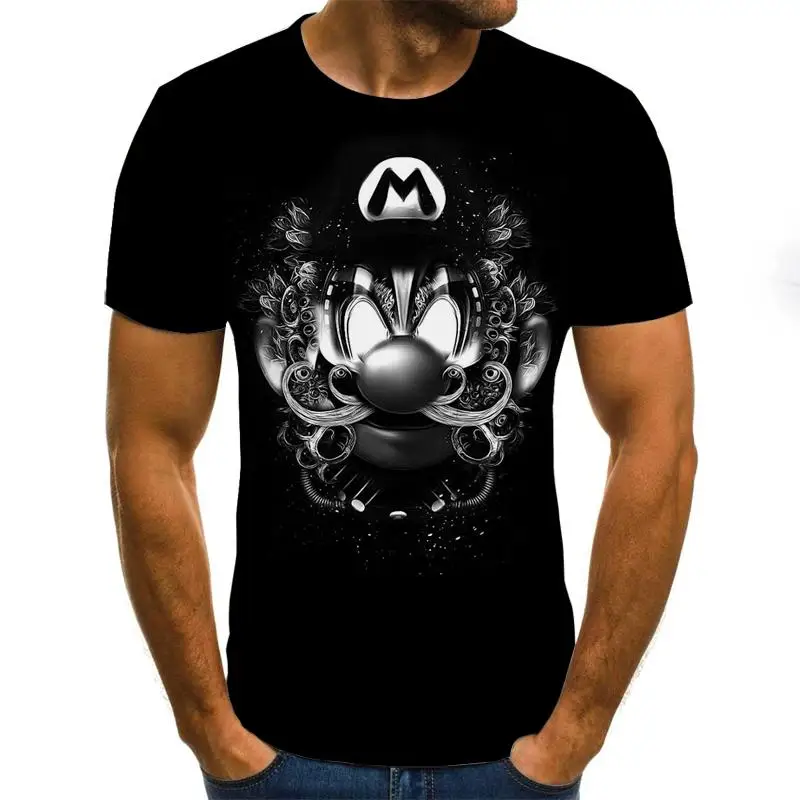 2020 New Men 3D T-shirt Casual Short Sleeve O-Neck Fashion Printed t shirt High Quality Brand tshirt | Мужская одежда