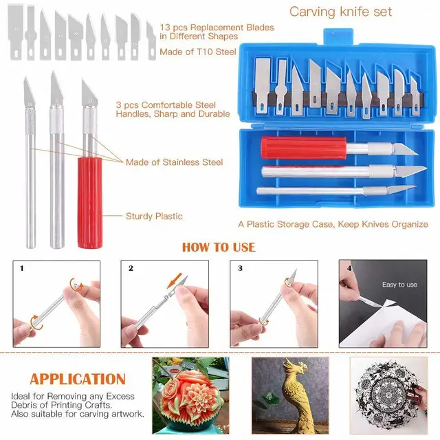 34 pièces Kit d'accessoires pour imprimante 3D, nettoyage des aiguilles,  pinces, grattoir, nettoyer les couteaux pour l'élimination et la finition  des modèles d'impression 3D,outils de l'imprimante 3D : :  Commerce, Industrie et