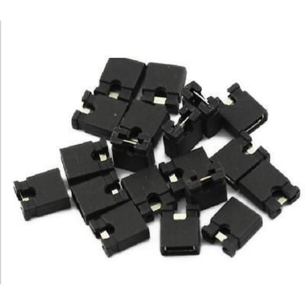 

100pcs 2.54mm Jumper Cap Mini Jumper Short Circuit Cap Contion 2.54mm