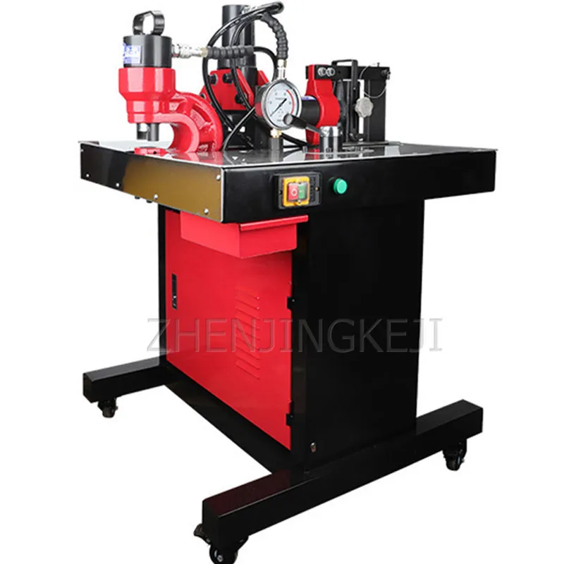 

220V Three-in-one Copper Bar Processing Machine Combined Busbar Hydraulic Busbar Processing Tools Bronze Plate Bending Machine
